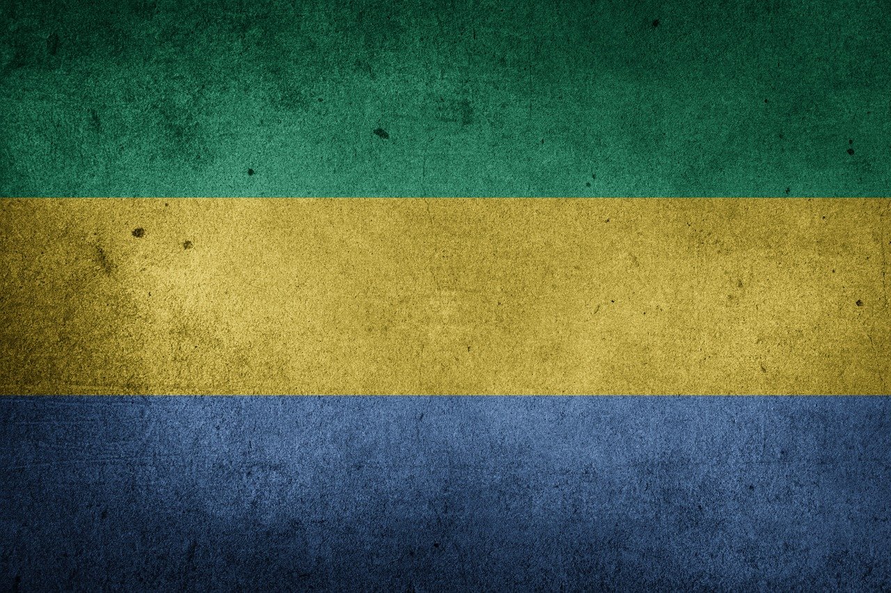 Flag of Gabon (photo credit: Chickenonline via pixabay)