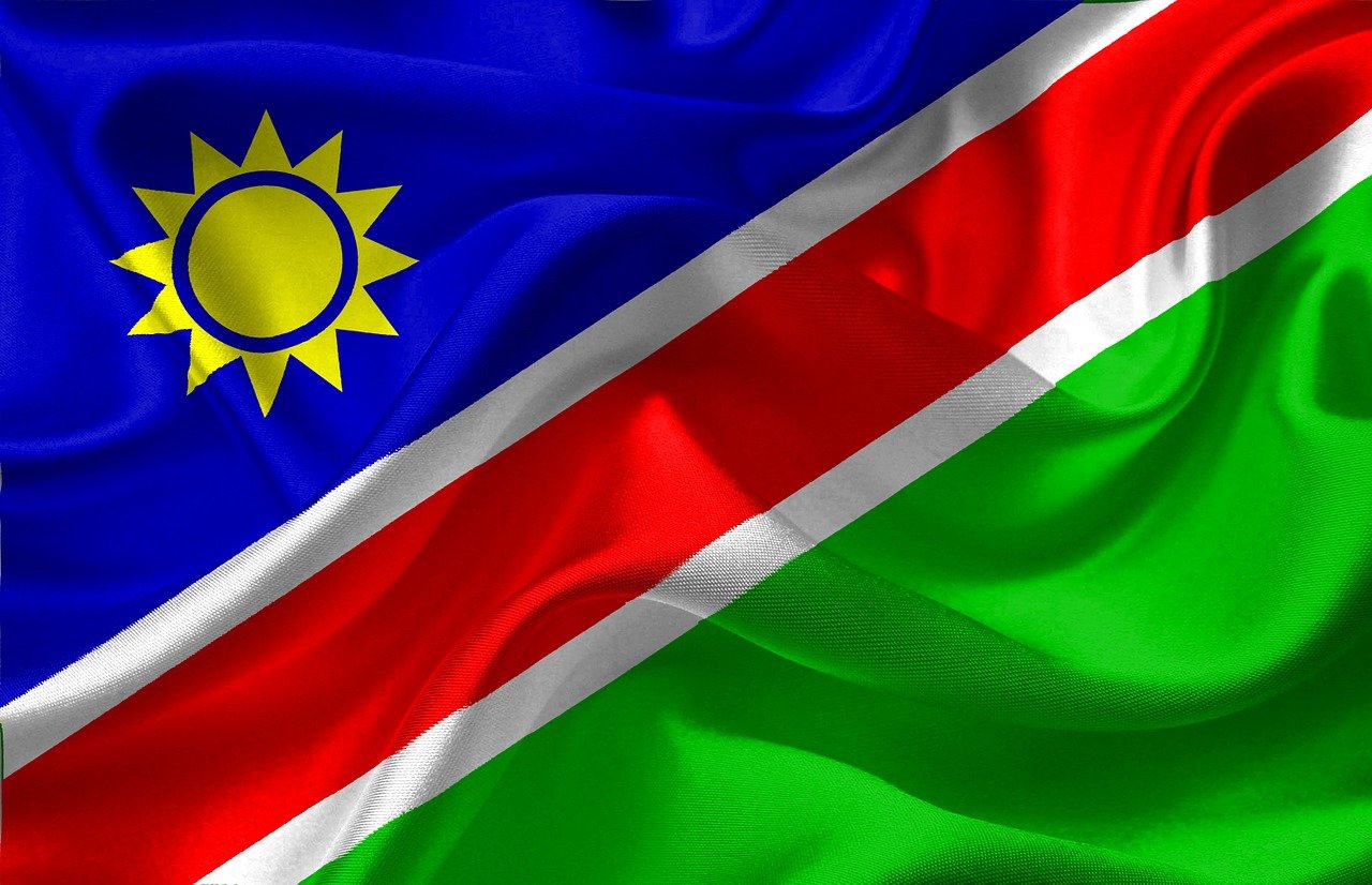 Flag of Namibia (photo credit: DavidRockDesign via pixabay)