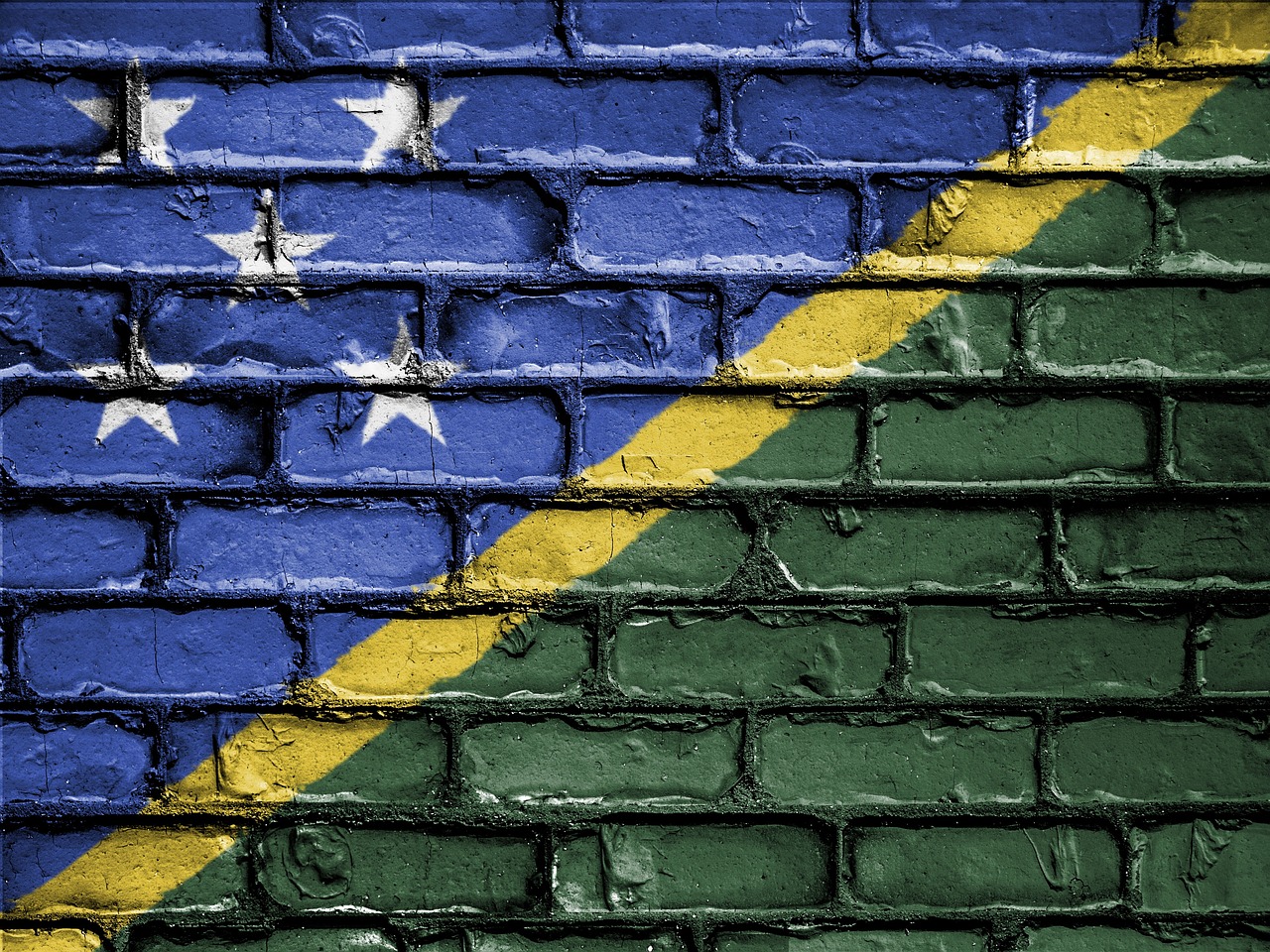 Flag of Solomon Islands (photo credit: David_Peterson via pixabay)