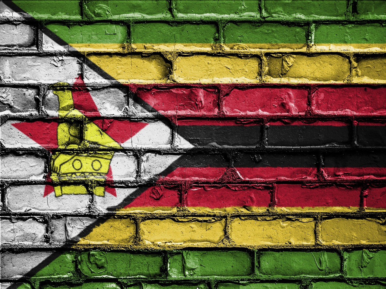 Flag of Zimbabwe (photo credit: David_Peterson via pixabay)