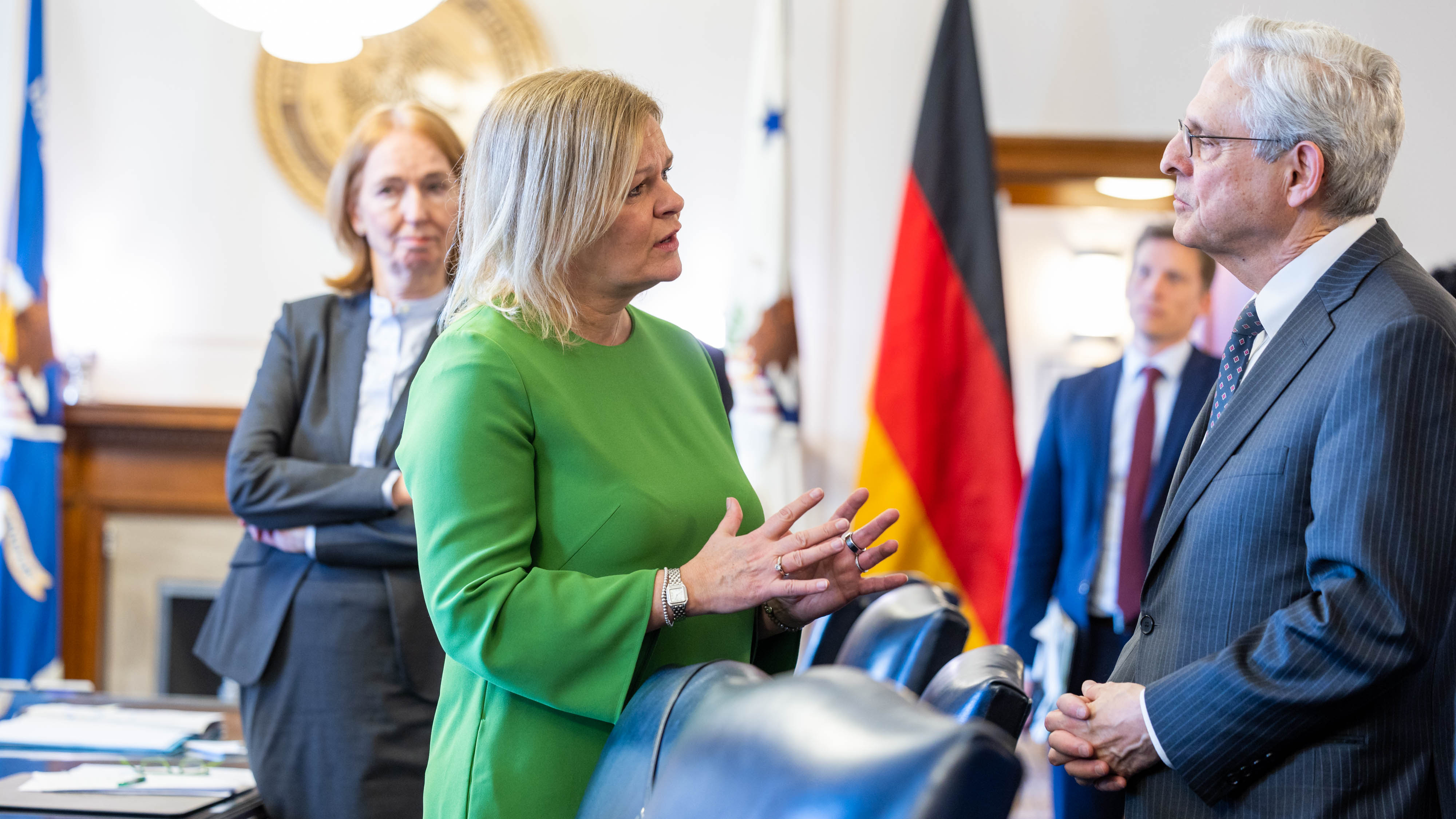 German Federal Interior Minister Nancy Faeser (photo credit: BMI/Lammel)