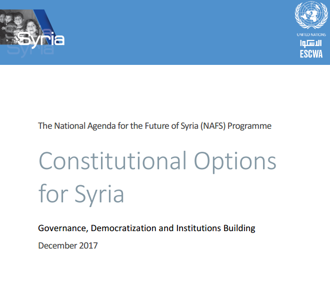 Constitutional Options for Syria: Summary of key conclusions