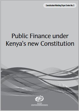 Public Finance under Kenya new Constitution