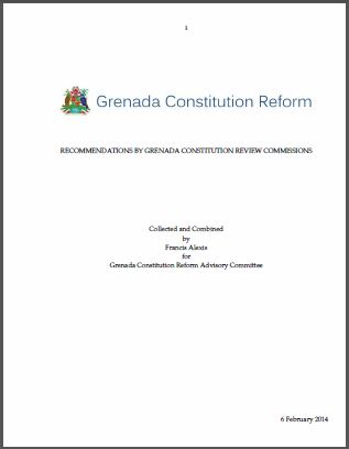 Grenada Constitution reform - Recommendations by Grenada Consitution review Commissions