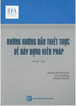 Những hướng dẫn thiết thực về xây dựng hiến pháp, International IDEA - 2013