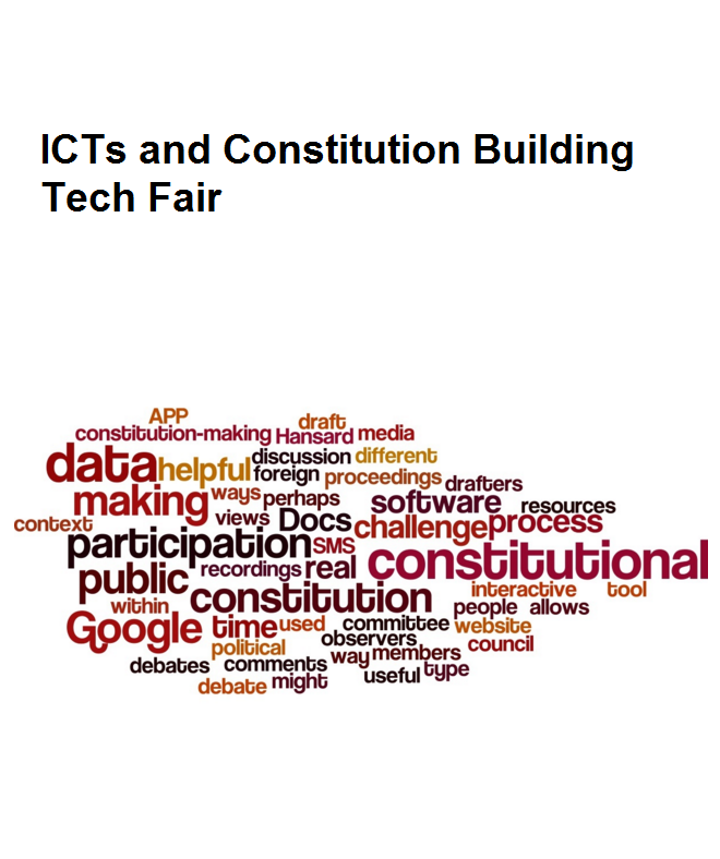 ICTs and Constitution Building Tech Fair 