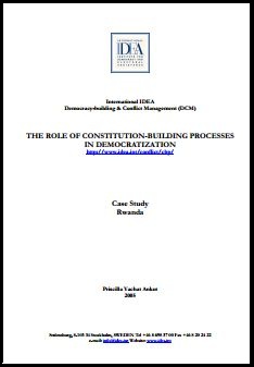 The Role of Constitution-Building Processes in Democratization - Case Studies