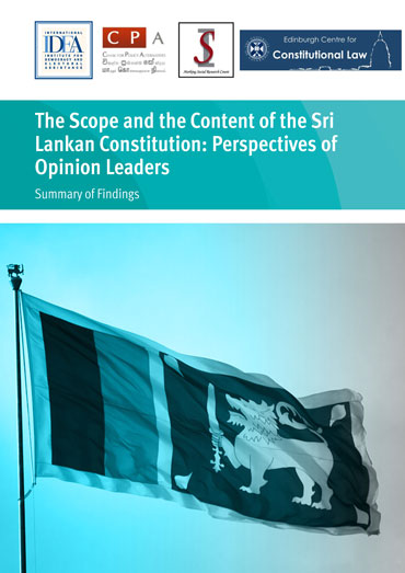 The Scope and the Content of the Sri Lankan Constitution: Perspectives of Opinion Leaders