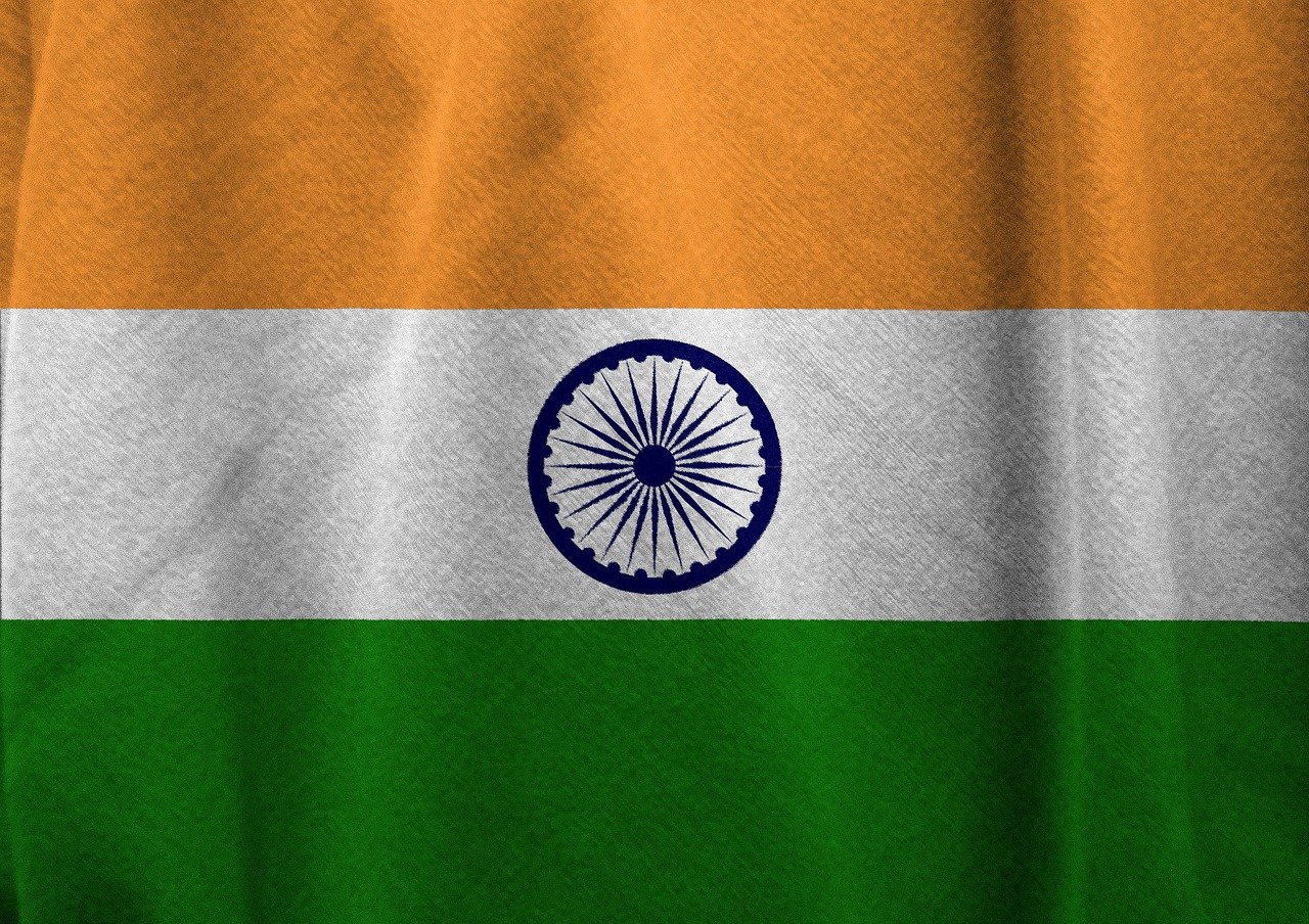 Flag of India (photo credit: TheDigitalArtist via pixabay)