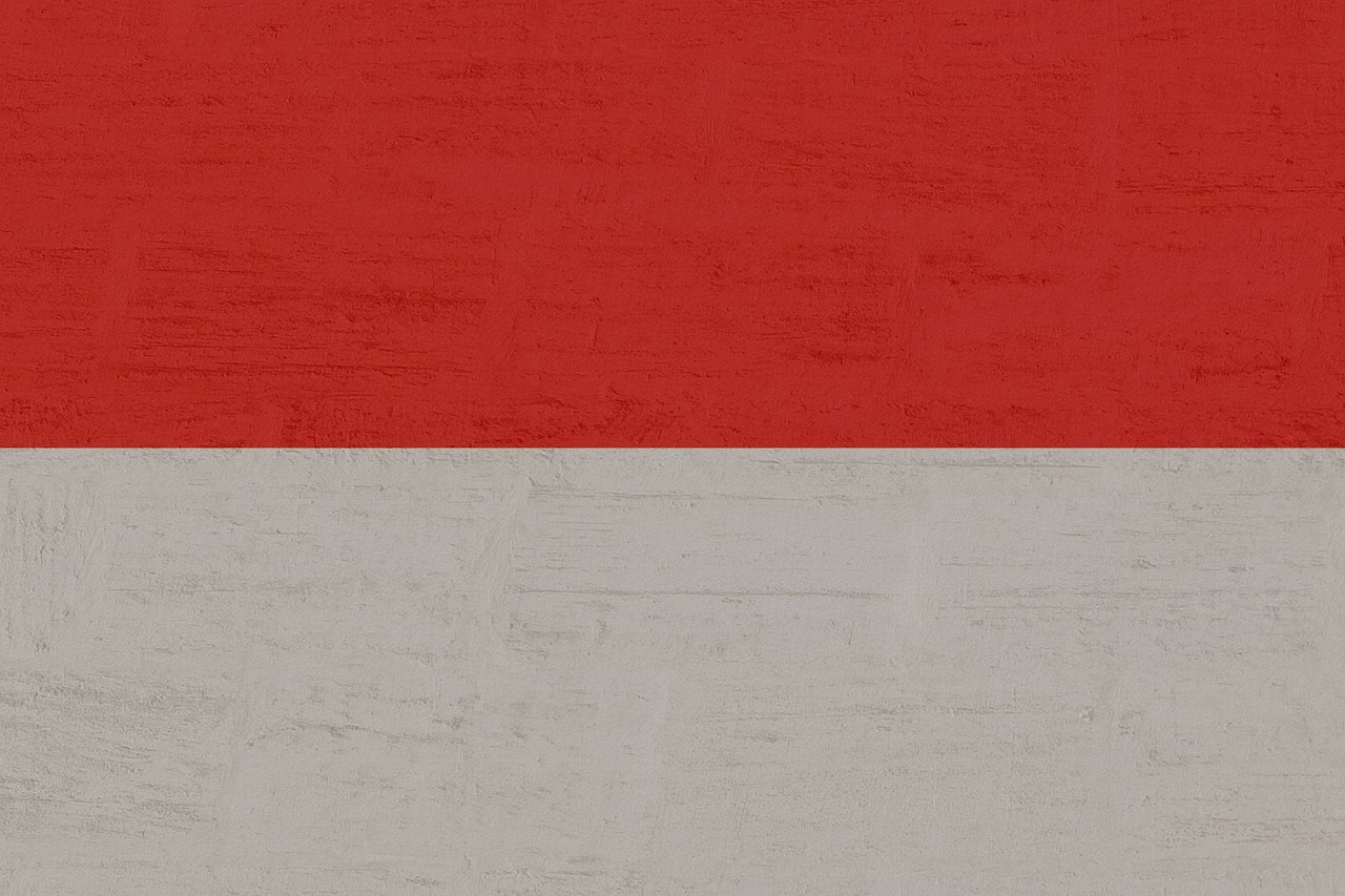 Flag of Indonesia (photo credit: Kaufdex via pixabay)