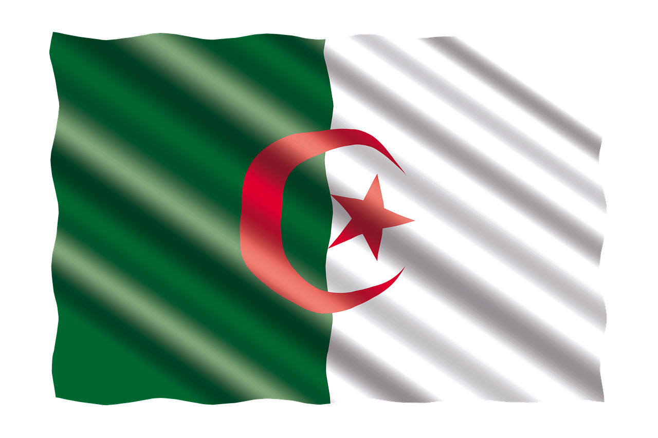 Flag of Algeria (photo credit: jorono via pixabay)