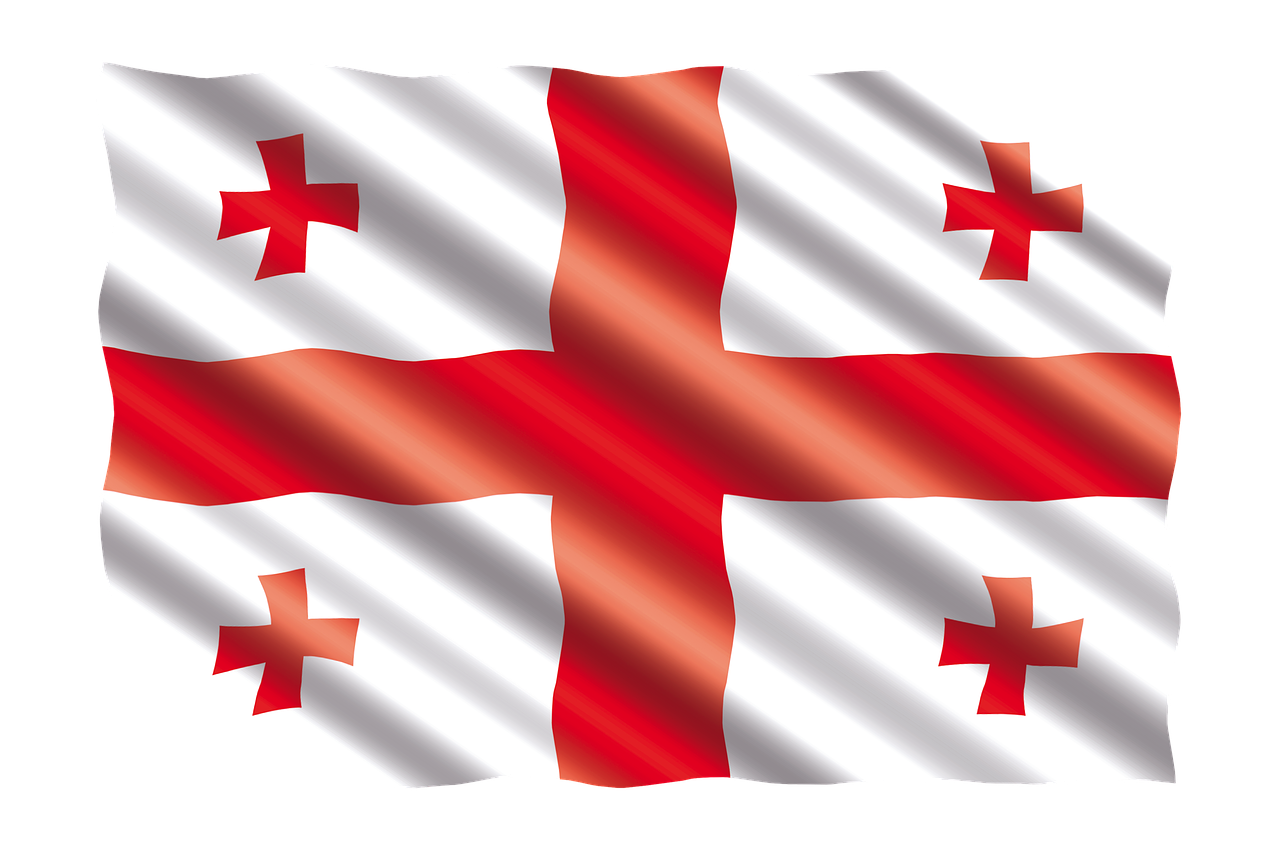 Flag of Georgia (photo credit: jorono via pixabay)