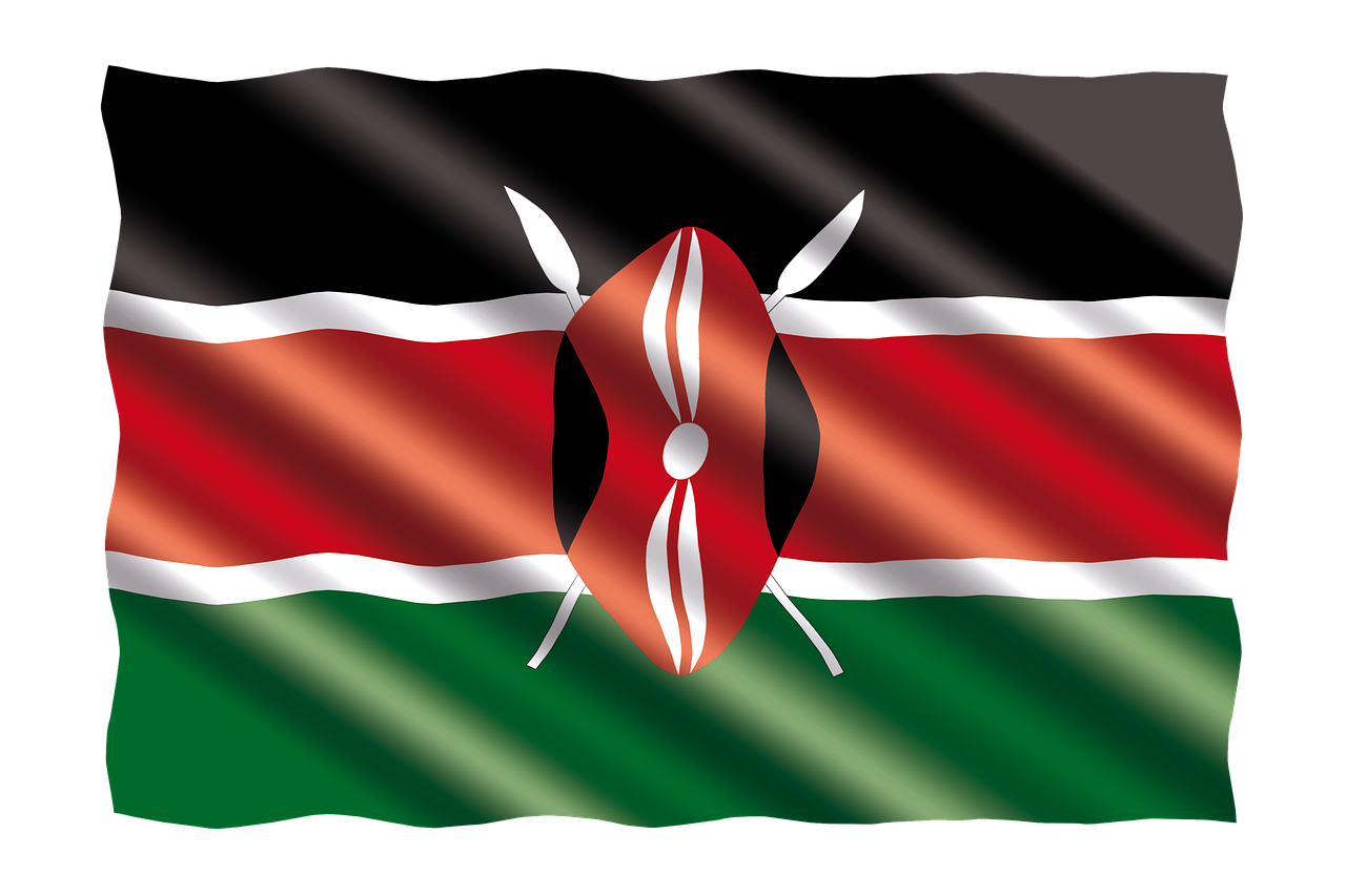 Flag of Kenya (photo credit: jorono via pixabay)