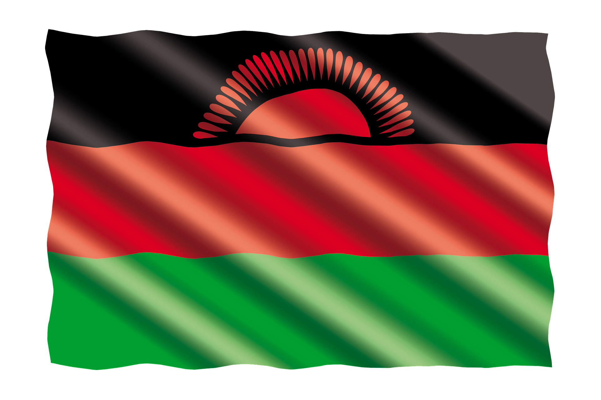Flag of Malawi (photo credit: pixabay)