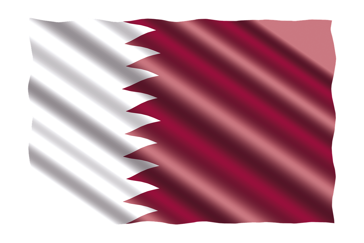 Flag of Qatar (photo credit: jorono via pixabay)