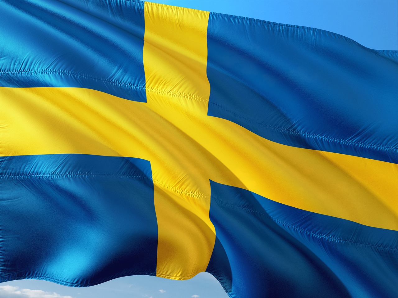 Flag of Sweden (photo credit: jorono via pixabay)