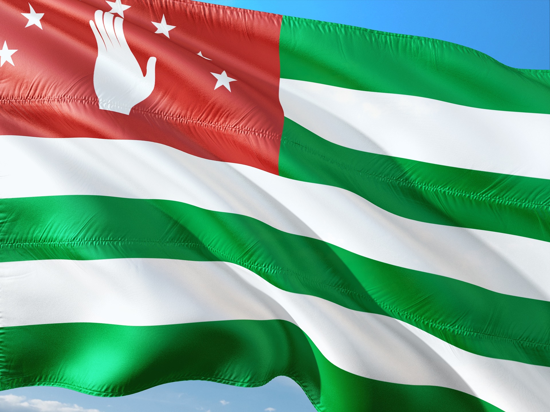 Flag of Abkhazia (photo credit: pixabay)