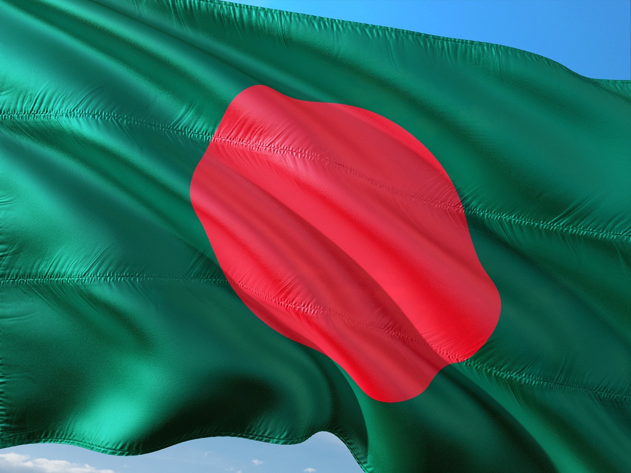 Flag of Bangladesh (photo credit: jorono via pixabay)