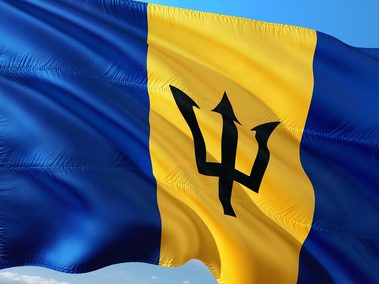 Flag of Barbados (photo credit: jorono via pixabay)