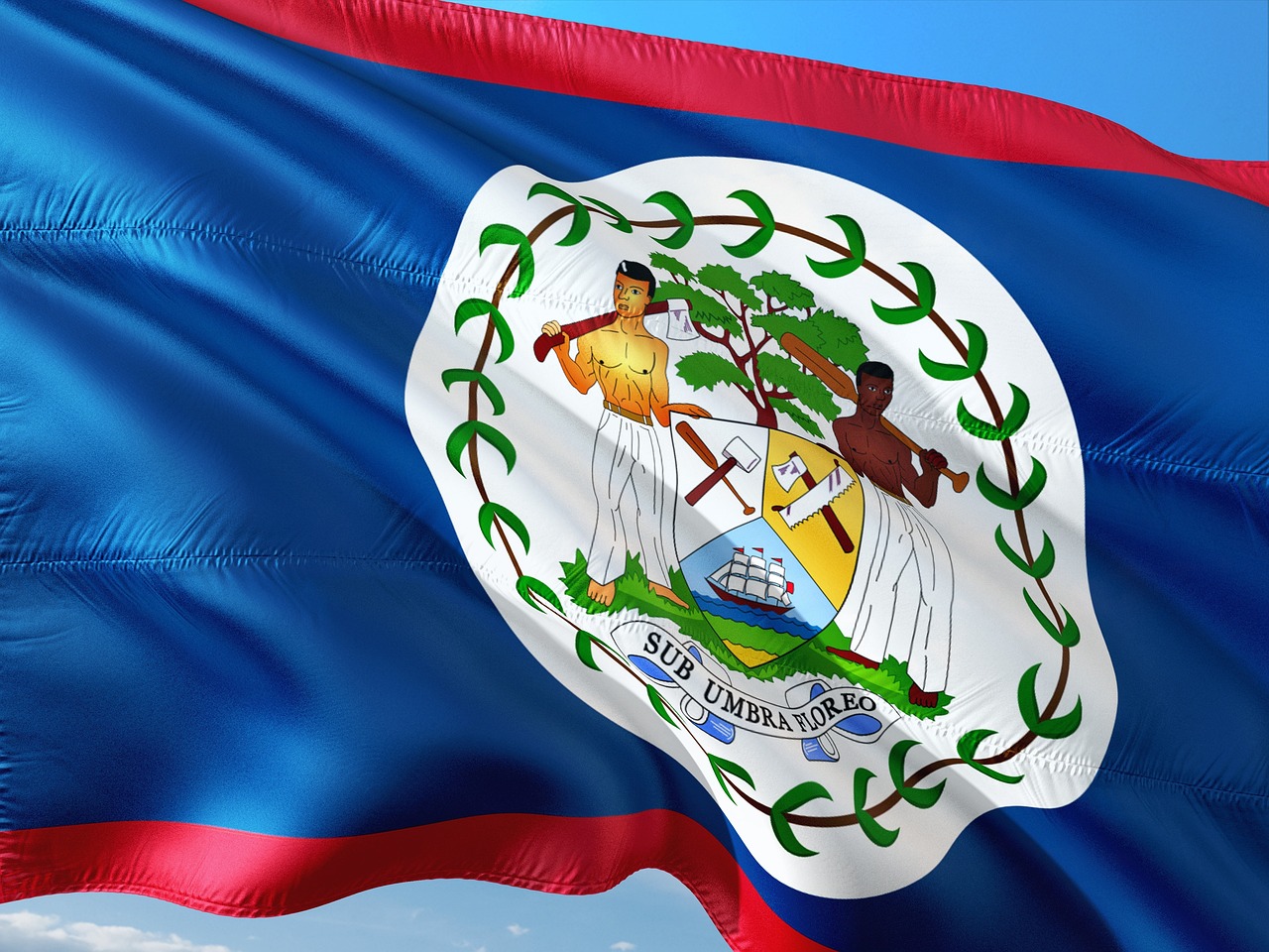 Flag of Belize (photo credit: jorono via pixabay) Flag of Belize (photo credit: jorono via pixabay)