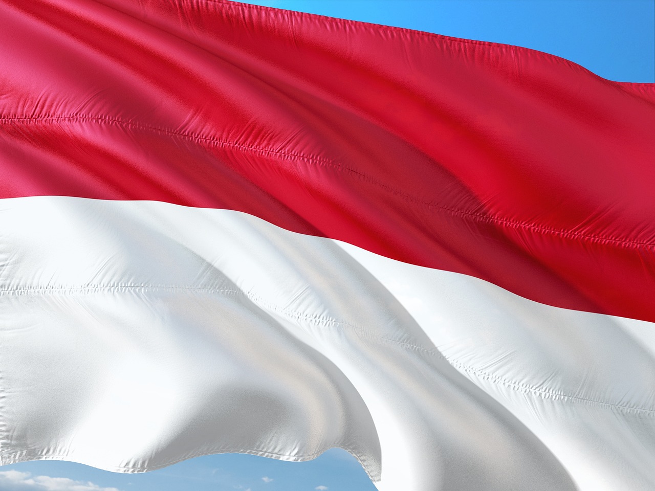 Flag of Indonesia (photo credit: jorono via pixabay)