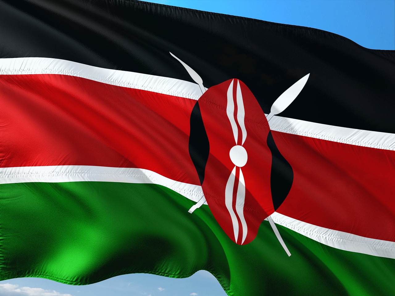 Flag of Kenya (photo credit: jorono via pixabay) Flag of Kenya (photo credit: jorono via pixabay)
