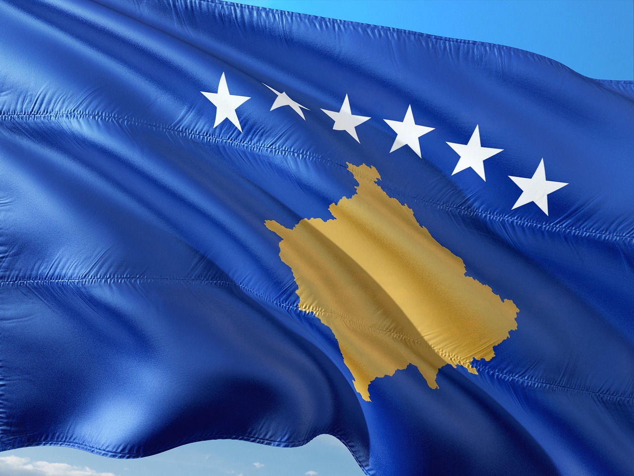 Flag of Kosovo (photo credit: jorono via pixabay) Flag of Kosovo (photo credit: jorono via pixabay)