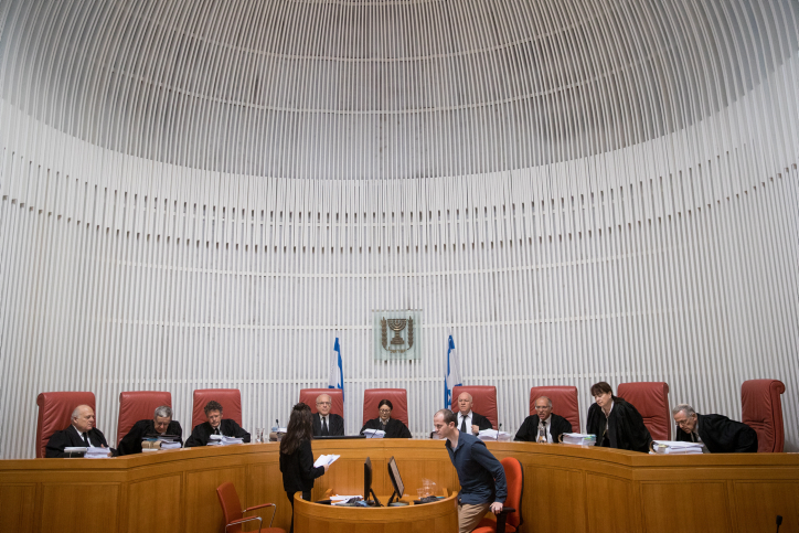 Israel's High Court of Justice (photo credit: Yonatan Sindek via Flash90)