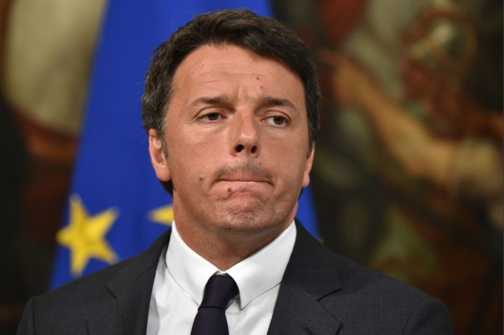 Italy's Prime Minister Matteo Renzi (photo credit: Alberto Pizzoli/AFP via Getty Images)