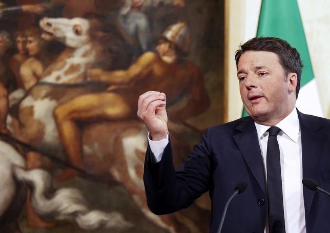 Prime Minster Renzi (photo credit: Reuters/Remo Casilli)