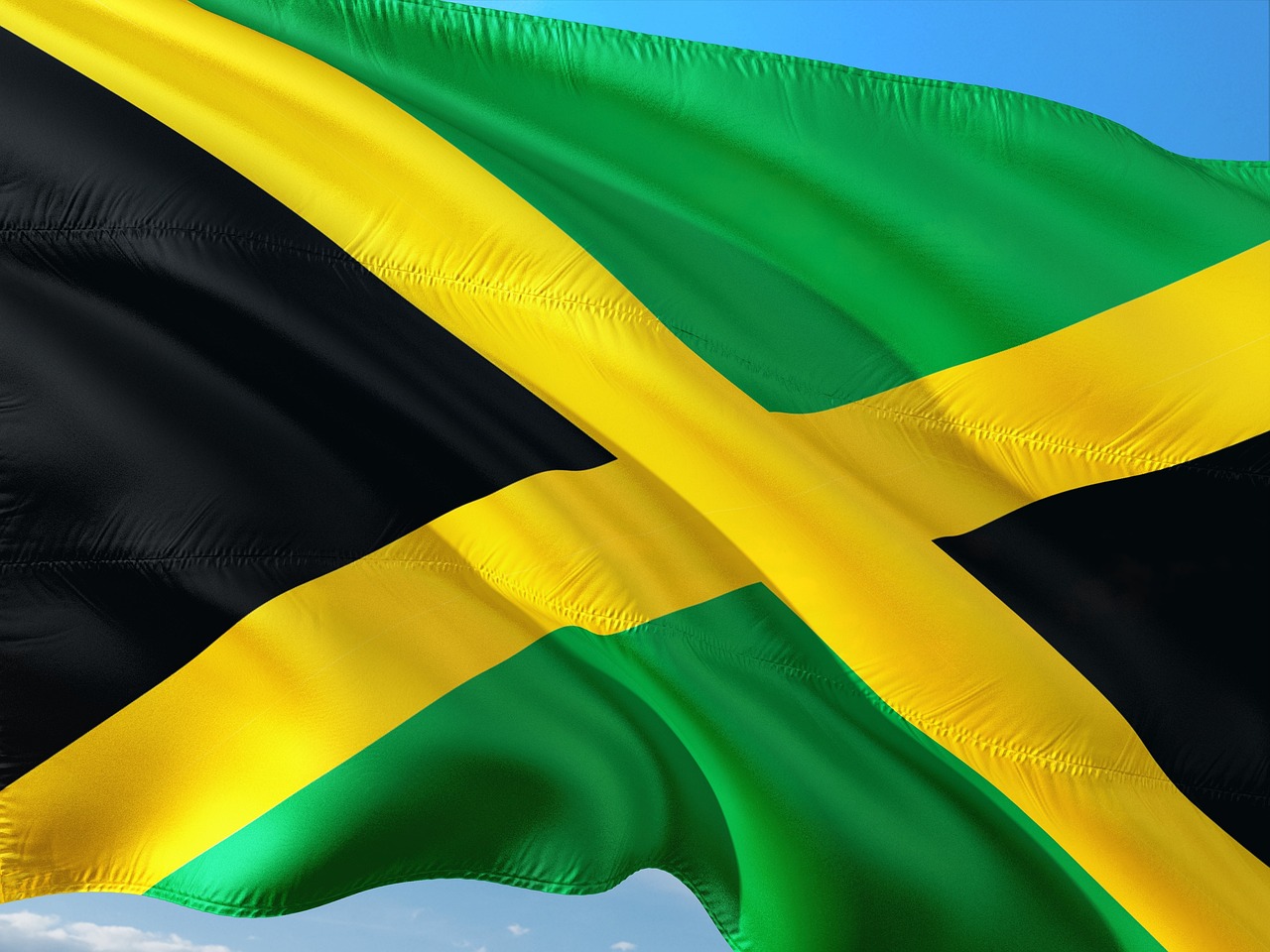 Flag of Jamaica (photo credit: jorono via pixabay)