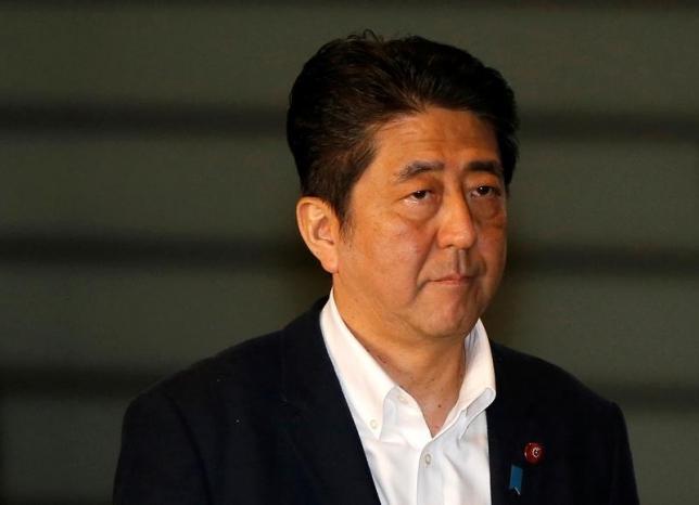 Japanese prime minister Shinzo Abe (photo credit: Reuters/Issei Kato)