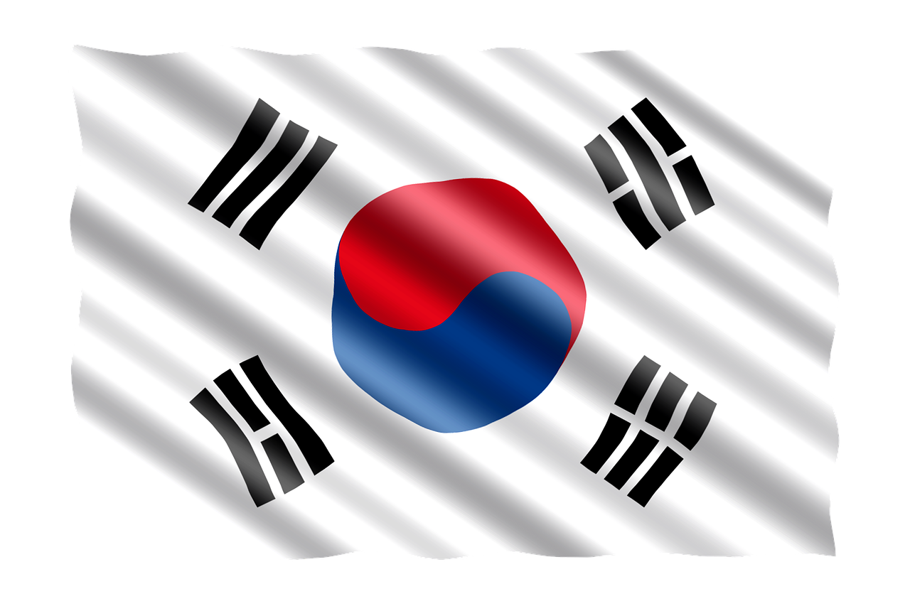 Flag of South Korea (photo credit: jorono via pixabay)