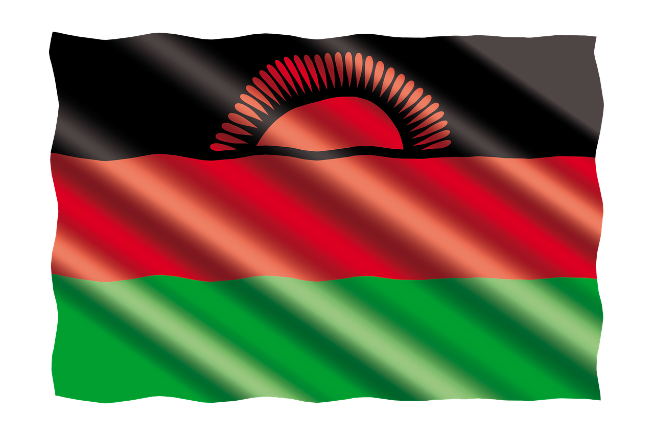 Flag of Malawi (photo credit: jorono via pixabay)