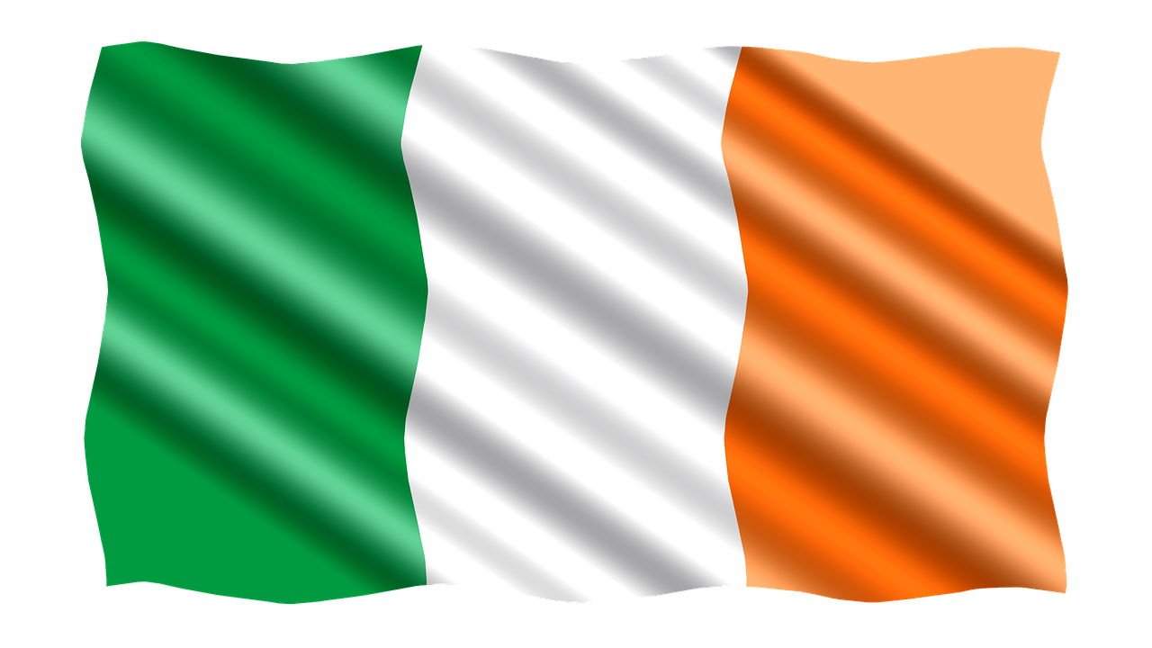 Flag of Ireland (photo credit: jorono via pixabay)