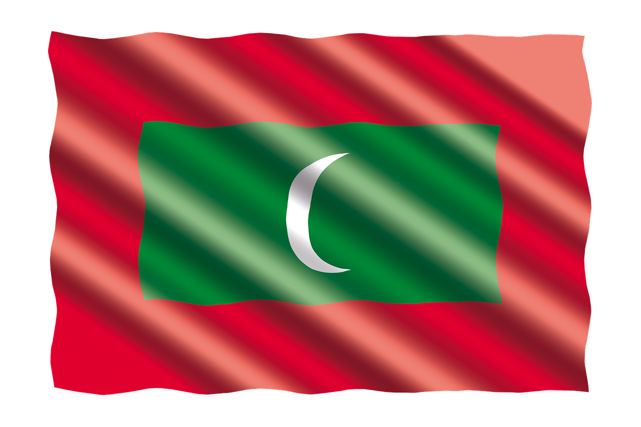Flag of the Maldives (photo credit: jorono via pixabay)