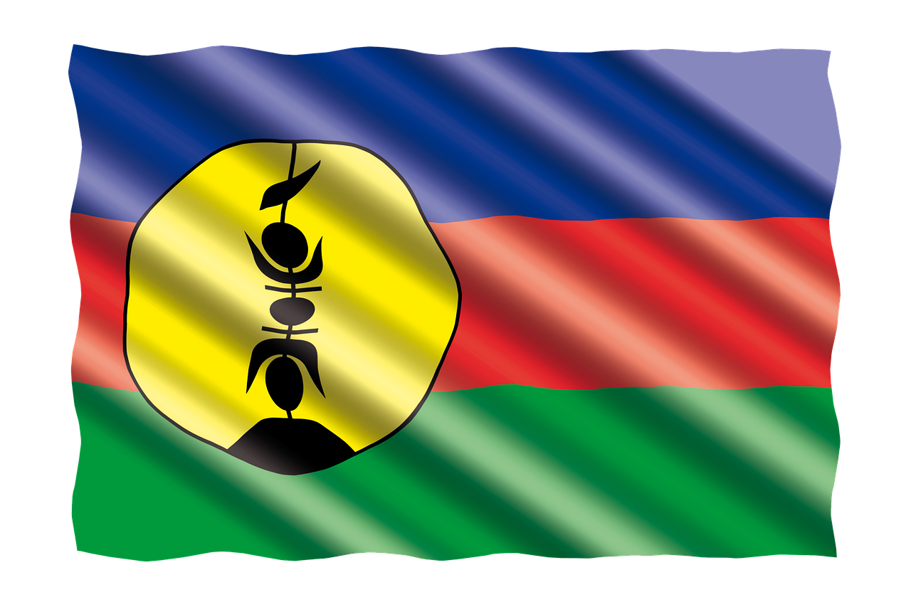 Flag of New Caledonia (photo credit: jorono via pixabay)