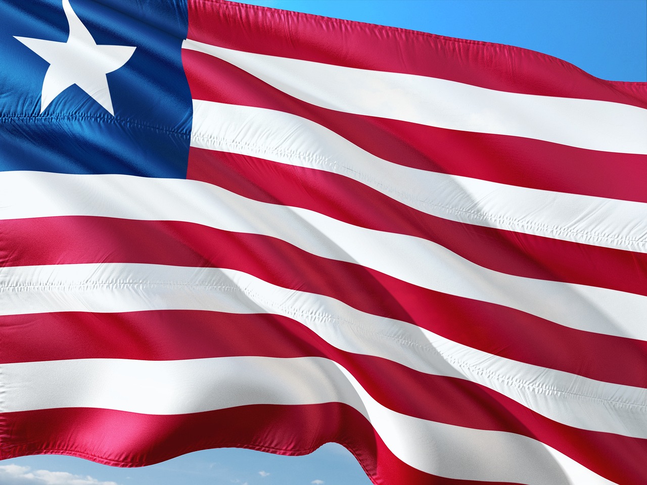 Flag of Liberia (photo credit: jorono via pixabay)