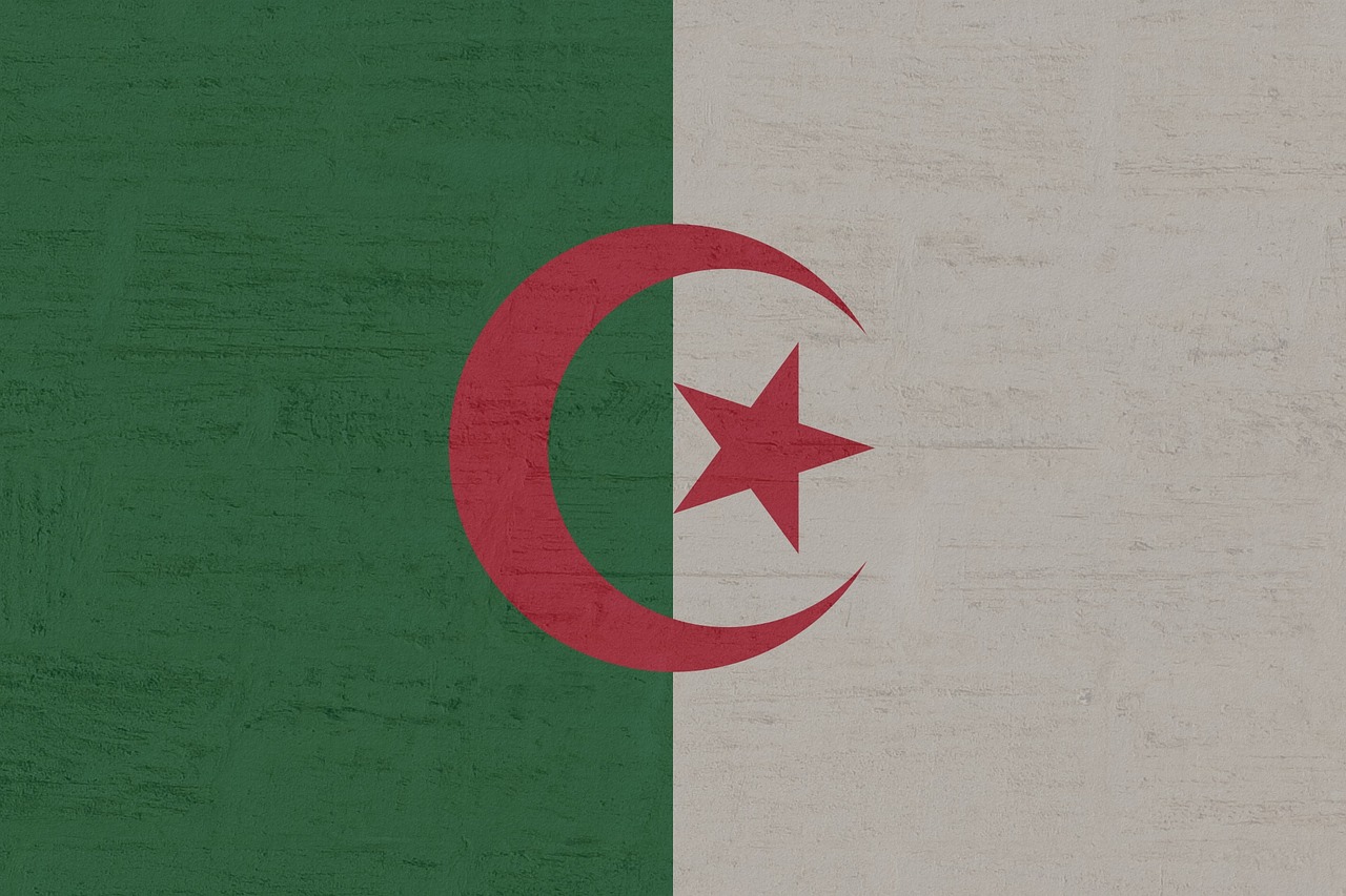 Flag of Algeria (photo credit: Kaufdex via pixabay)