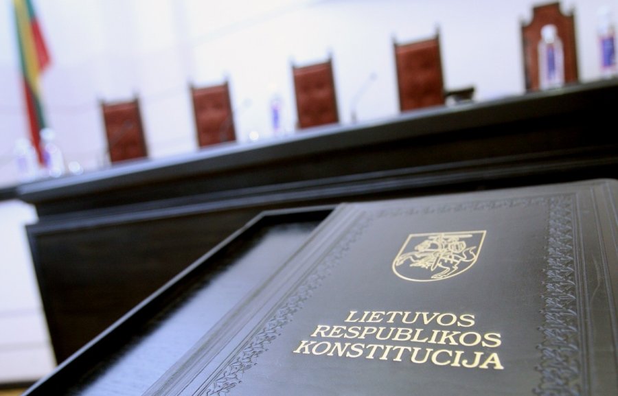 The Constitution of the Republic of Lithuania (Photo credit: DELFI / Kiril Čachovskij)