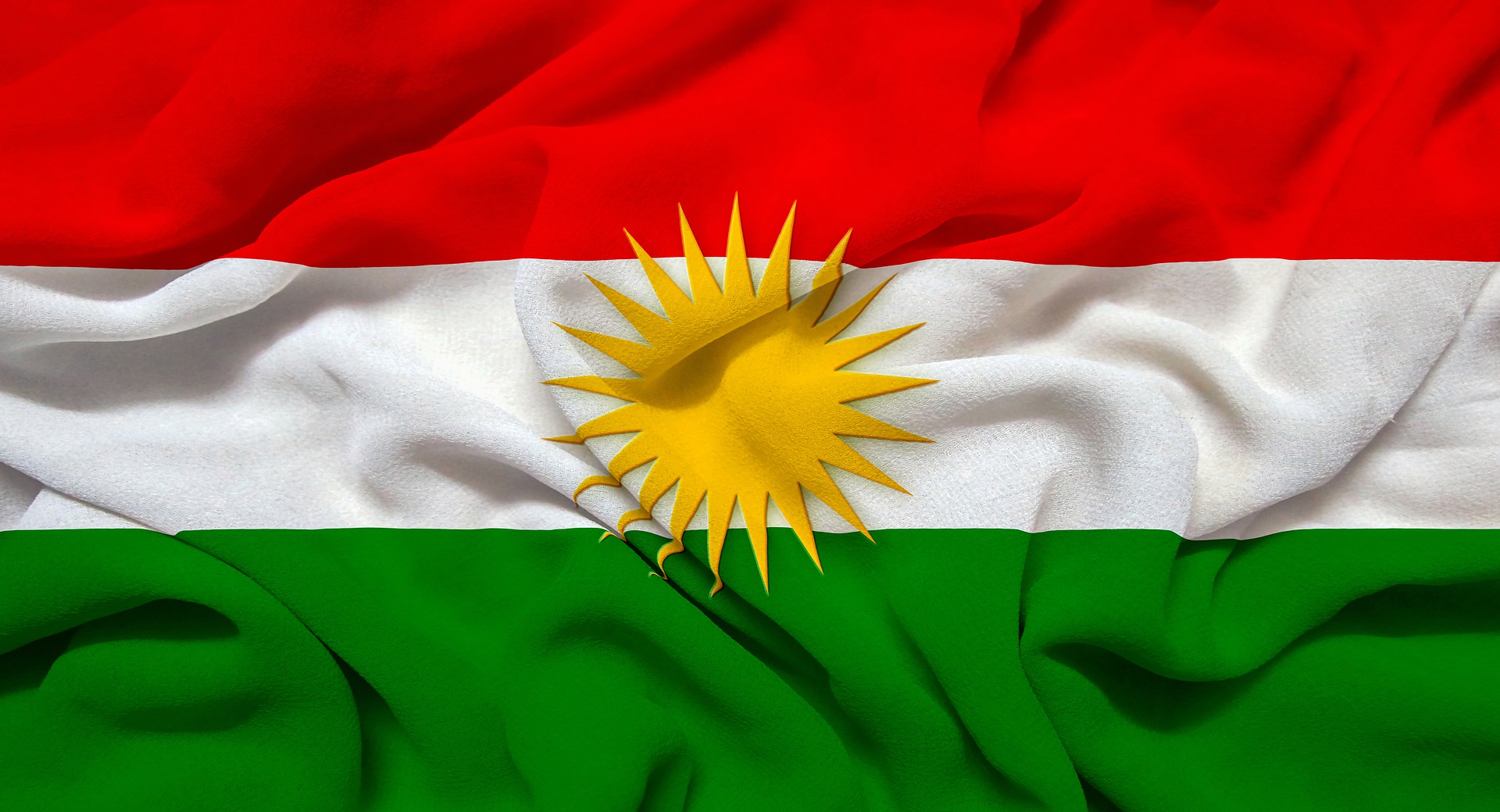 Flag of Iraqi Kurdistan (photo credit: pixabay)