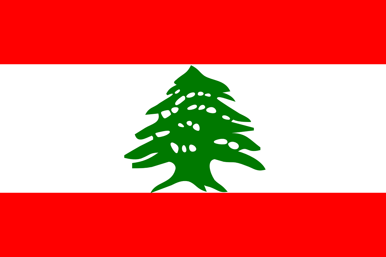 Flag of Lebanon (photo credit: pixabay)