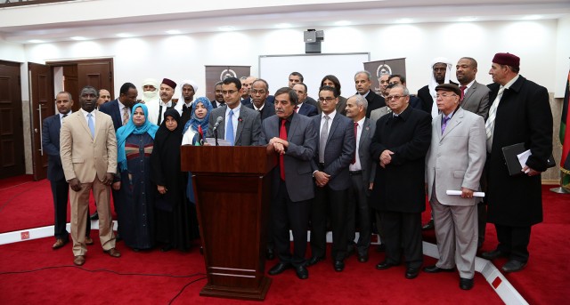 Members of the CDA (photo credit: Libya Prospect) 