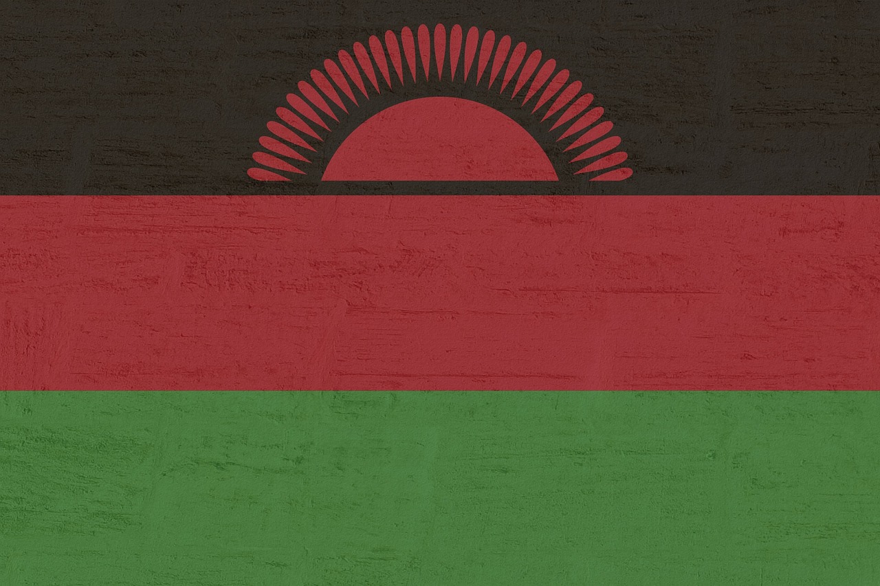 Flag of Malawi (photo credit: Kaufdex via pixabay)