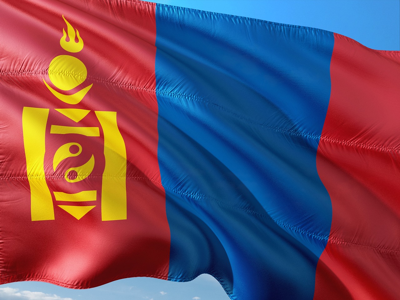 Flag of Mongolia (photo credit: jorono via pixabay)