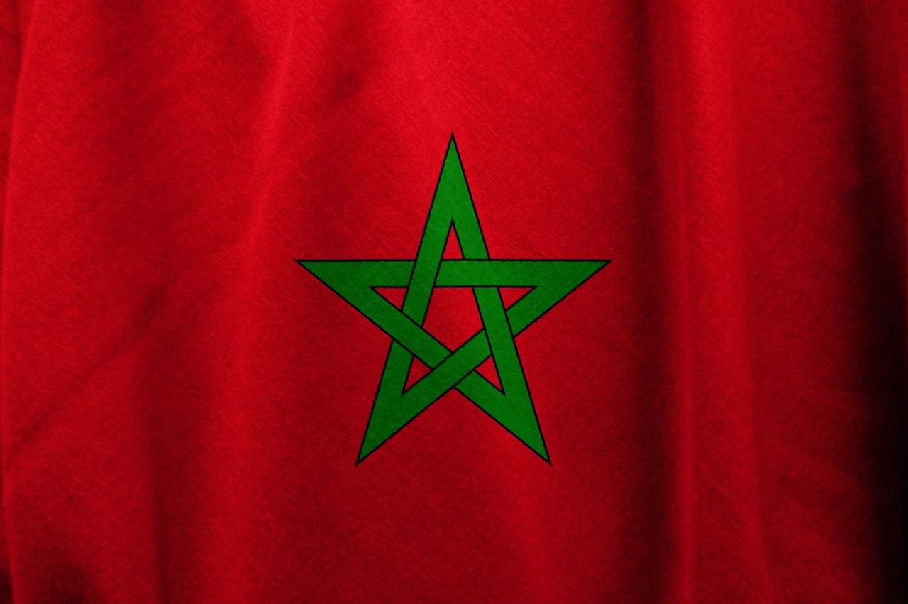 Flag of Morocco (photo credit: TheDigitalArtist via pixabay)