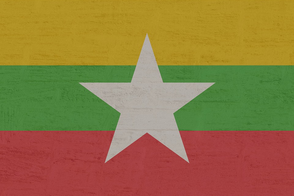 Flag of Myanmar (photo credit: pixabay)