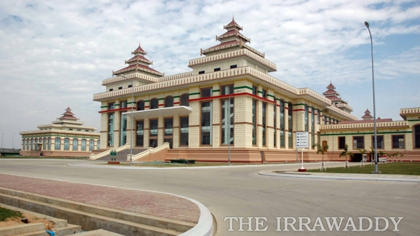 Burma’s Parliament building in Naypyidaw. (Photo: The Irrawaddy)