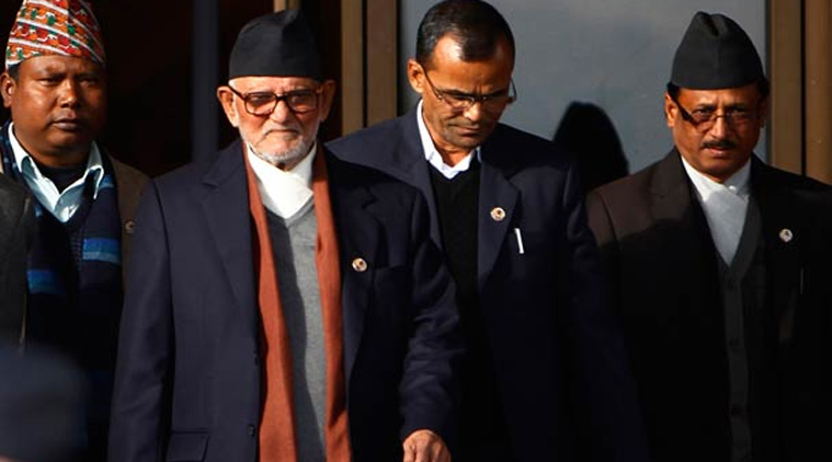 Sushil Koirala, head of Nepali Congress (photo credit: Indian Express)