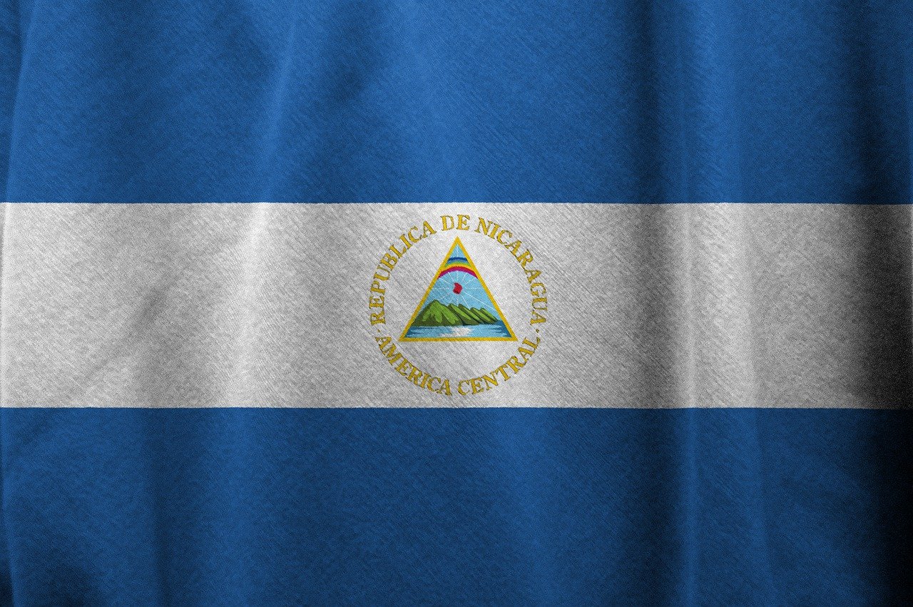 Flag of Nicaragua (photo credit: TheDigitalArtist via pixabay)